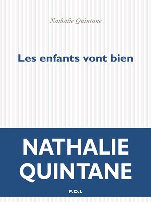 cover image of Les enfants vont bien